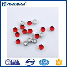 Aluminum bottles ptfe silicon septa caps for glass bottles